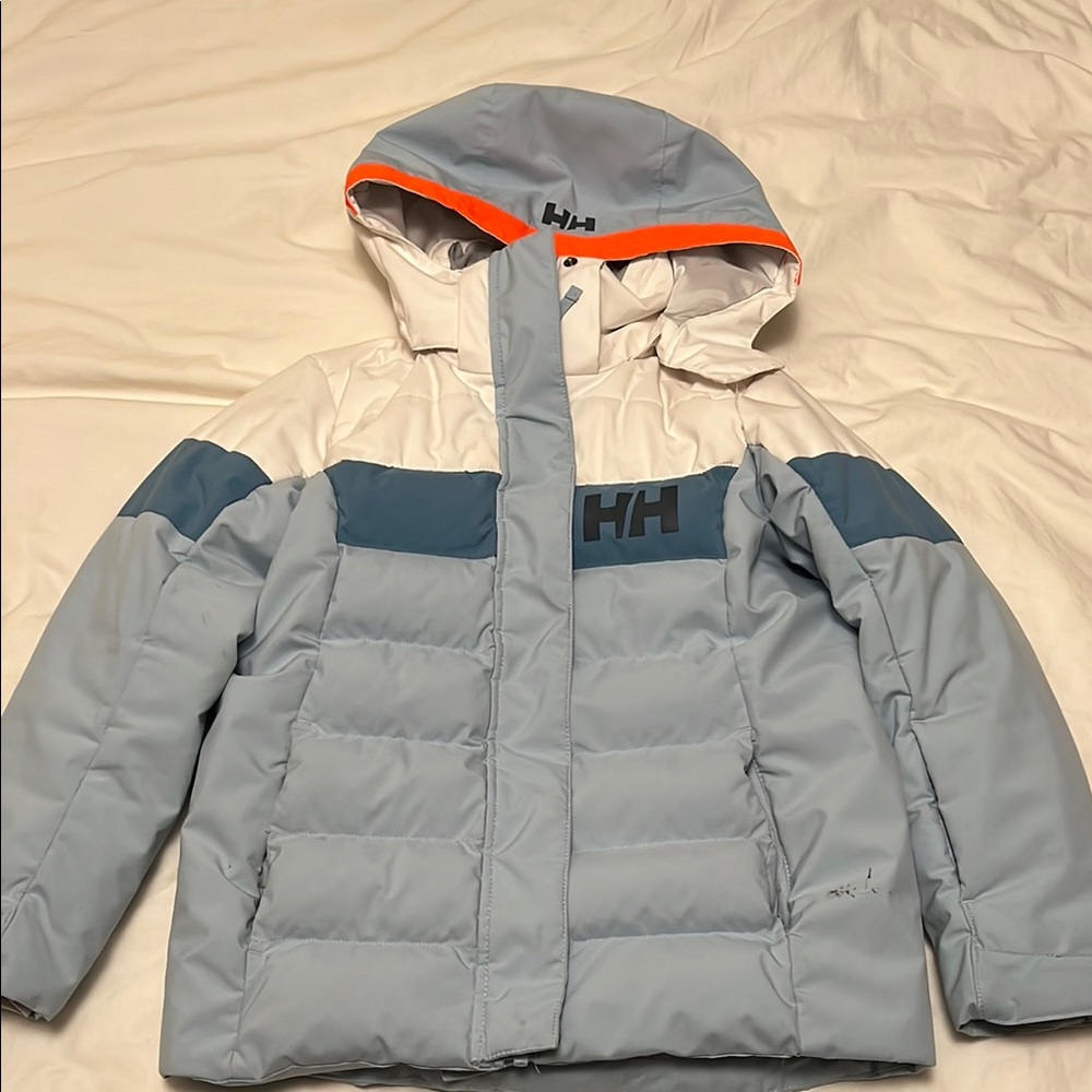 Helly Hansen Juniors Light Blue Ski Jacket Sz 8